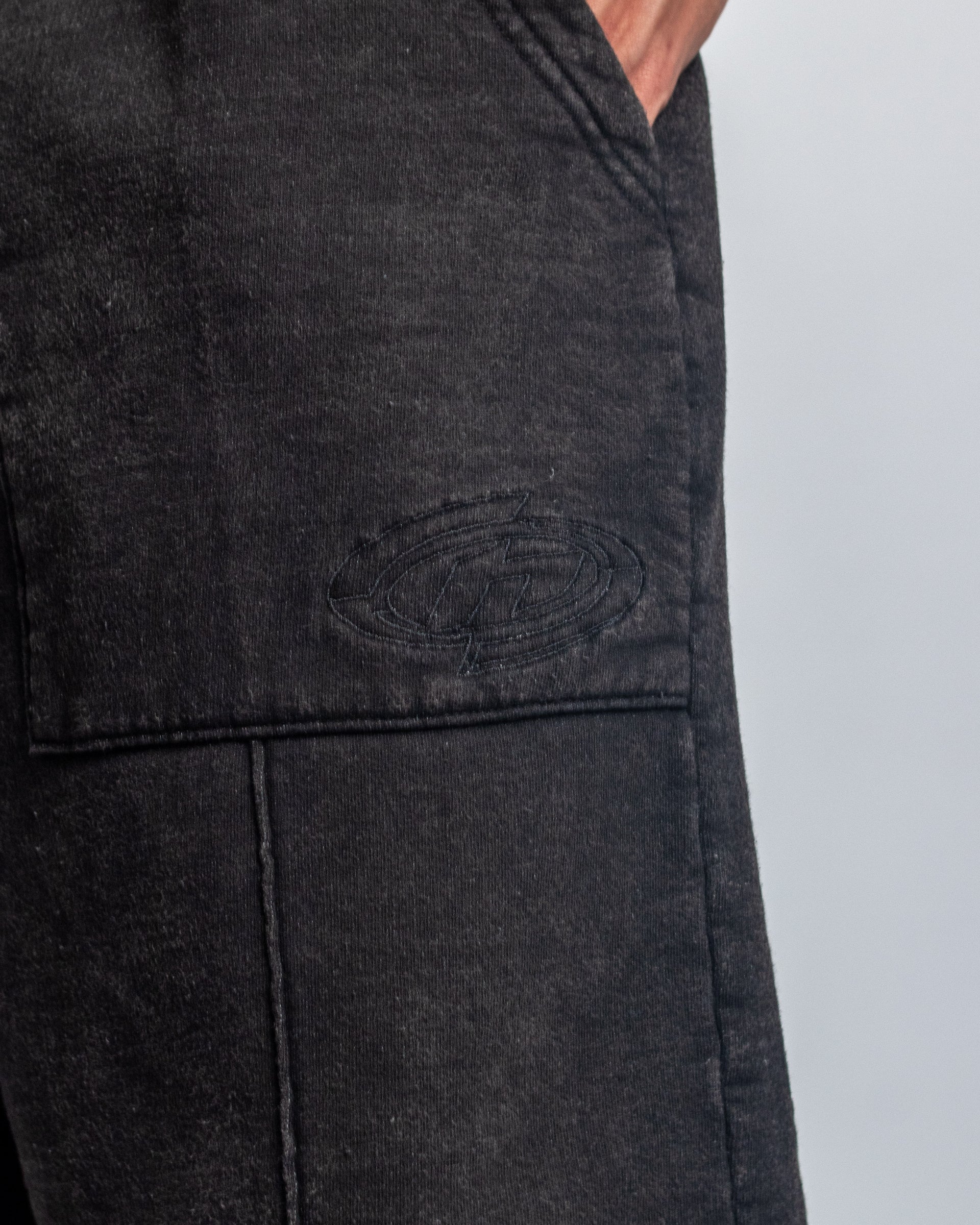 WIDE PANT BLACK VEIN