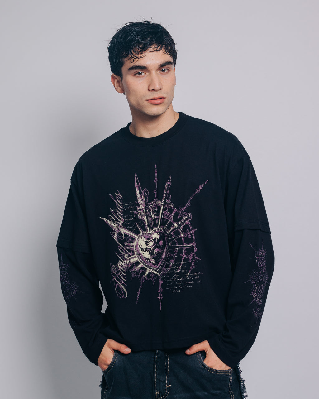 LONG SLEEVE HEART OF BLADES