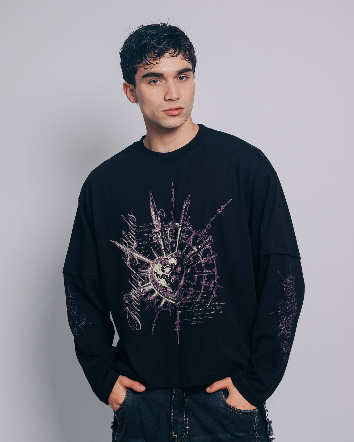 LONG SLEEVE HEART OF BLADES