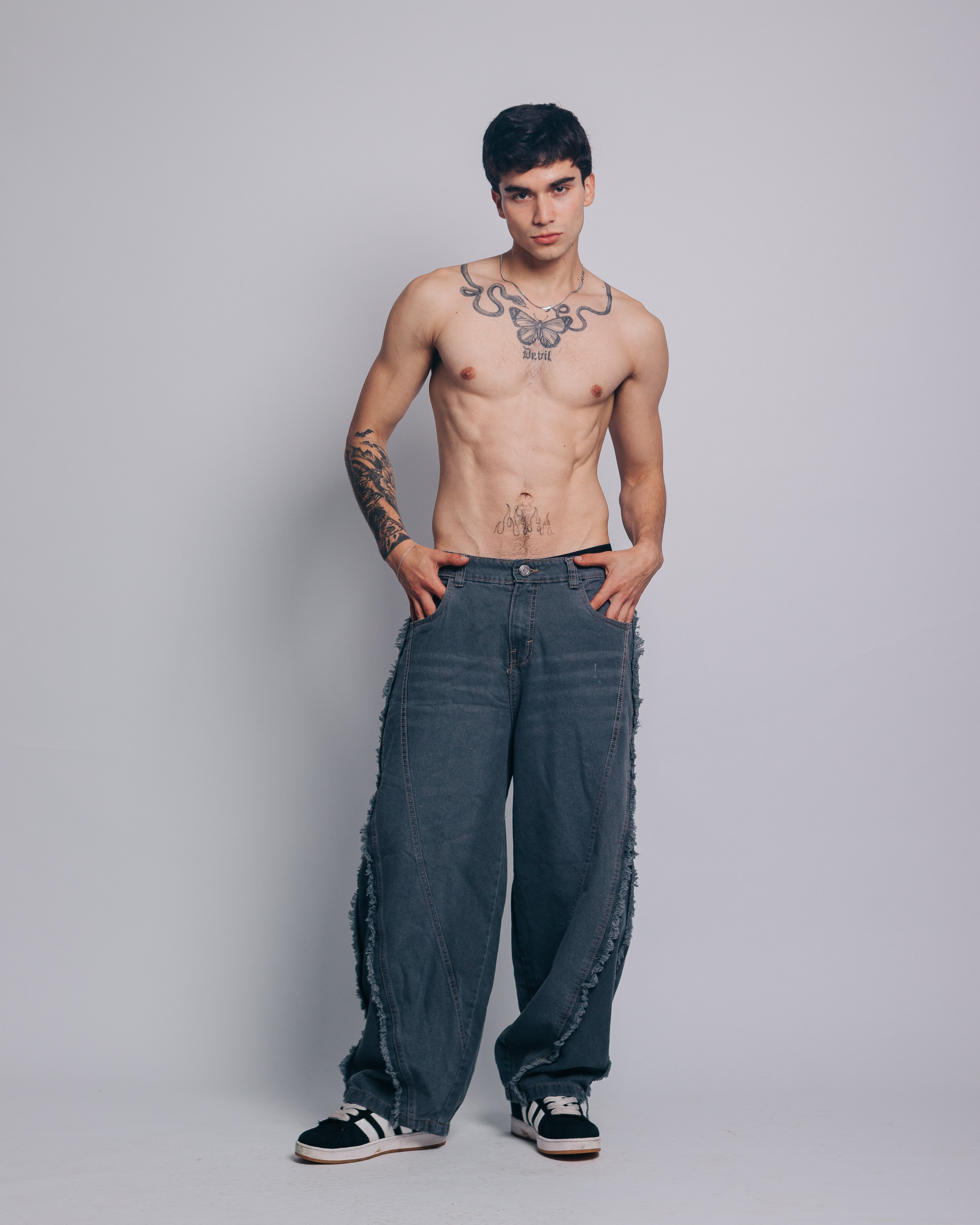Baggy Jean Disruptive Plomo
